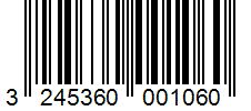 Barcode 3245360001060