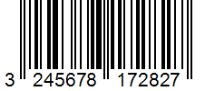 Barcode 3245678172827
