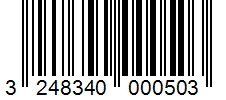 Barcode 3248340000503