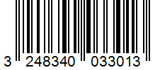 Barcode 3248340033013