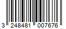 Barcode 3248481007676