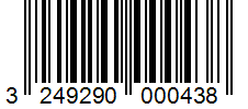 Barcode 3249290000438