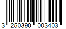 Barcode 3250390003403