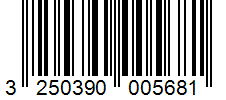Barcode 3250390005681
