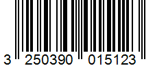 Barcode 3250390015123
