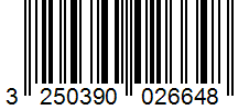 Barcode 3250390026648