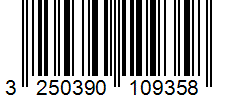 Barcode 3250390109358
