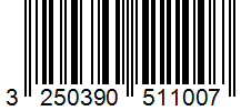 Barcode 3250390511007