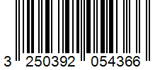 Barcode 3250392054366