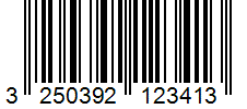 Barcode 3250392123413