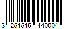 Barcode 3251515440004