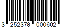 Barcode 3252378000602