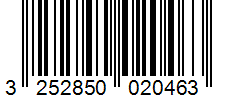 Barcode 3252850020463