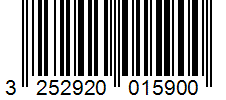 Barcode 3252920015900