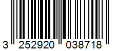 Barcode 3252920038718