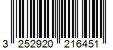 Barcode 3252920216451