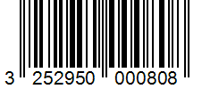 Barcode 3252950000808