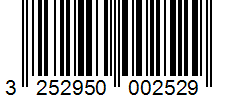 Barcode 3252950002529