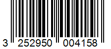 Barcode 3252950004158