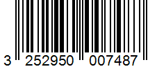 Barcode 3252950007487