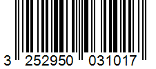 Barcode 3252950031017