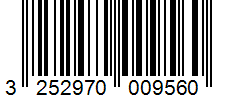 Barcode 3252970009560