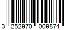 Barcode 3252970009874