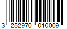 Barcode 3252970010009