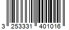 Barcode 3253331401016