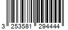 EAN Barcode for 3253581294444