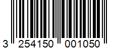 Barcode 3254150001050