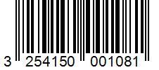 Barcode 3254150001081