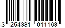 Barcode 3254381011163