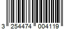 Barcode 3254474004119