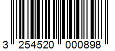 Barcode 3254520000898