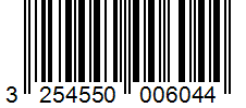 Barcode 3254550006044