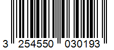 Barcode 3254550030193