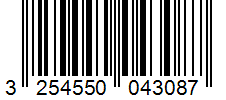 Barcode 3254550043087
