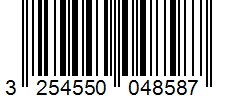 Barcode 3254550048587