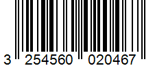 Barcode 3254560020467