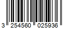 Barcode 3254560025936