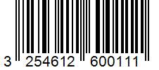 Barcode 3254612600111