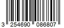 Barcode 3254690086807