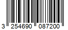 Barcode 3254690087200