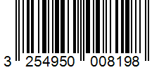 Barcode 3254950008198