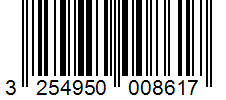Barcode 3254950008617