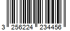 Barcode 3256224234456