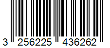 Barcode 3256225436262