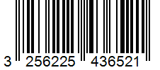 Barcode 3256225436521