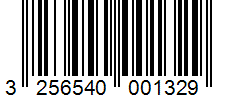 Barcode 3256540001329